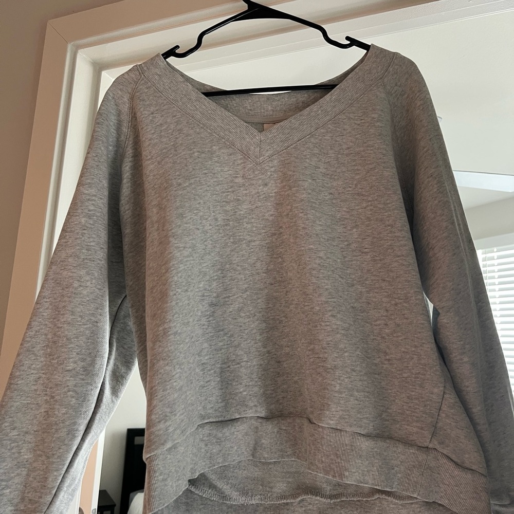 Grey crewneck from Target
Size large